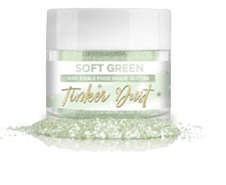 Tinker Dust Edible Glitter- 5 grams - Soft Green