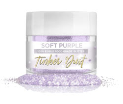 Tinker Dust Edible Glitter- 5 grams - Soft Purple