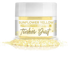 Tinker Dust Edible Glitter- 5 grams - Sunflower Yellow