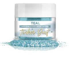 Tinker Dust Edible Glitter- 5 grams - Teal