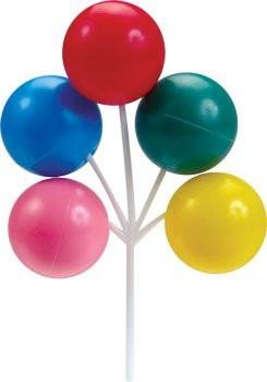 Large Balloon Clusters Primary Colors - 4 Count