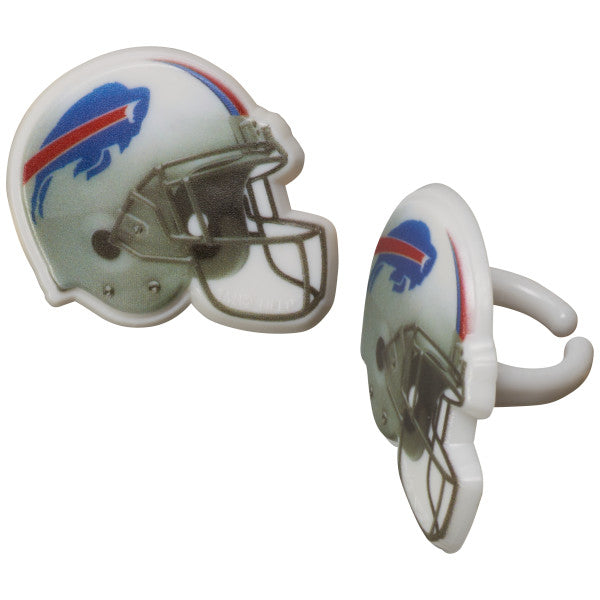 NFL Team Helmet Cupcake Rings - 144 ct