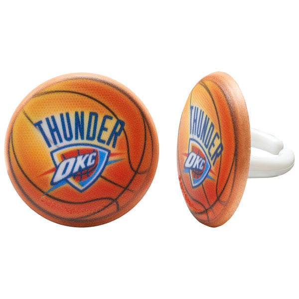 NBA Team Basketball Cupcake Rings - 144 ct