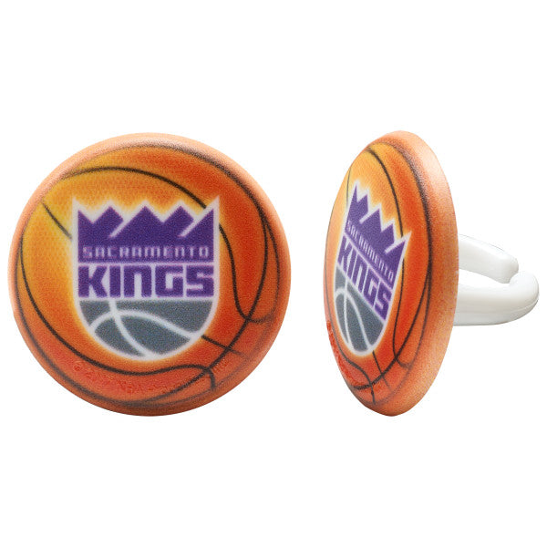 NBA Team Basketball Cupcake Rings - 144 ct